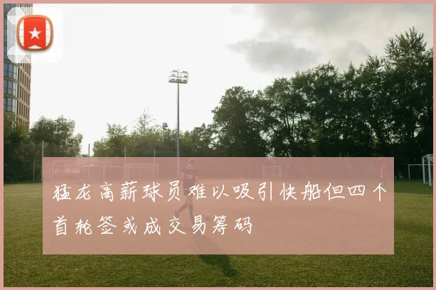 猛龙高薪球员难以吸引快船但四个首轮签或成交易筹码